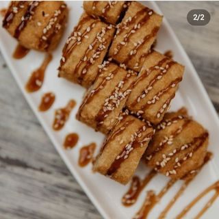 Сяке урамаки темпура