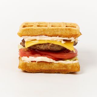 Waffle burger с говядиной