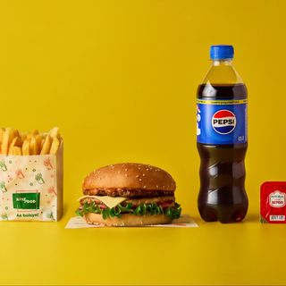 Комбо Чизбургер куриный