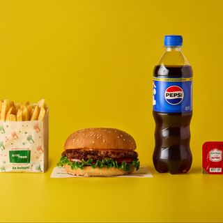 Комбо Гамбургер куриный двойной