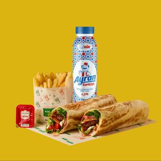 ДУРУМ ГОВЯЖИЙ КОМБО С АЙРАНОМ