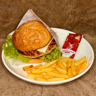 Бургер куриный 