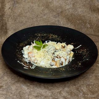 Фетучини с мясом