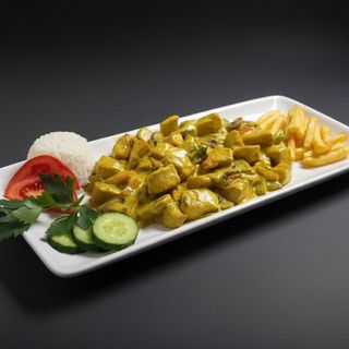 Грудинка в соусе карри