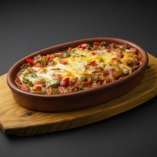 Запеченный мясной соте