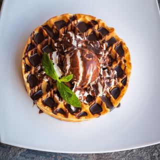 Вафли Бельгийские с шоколадом