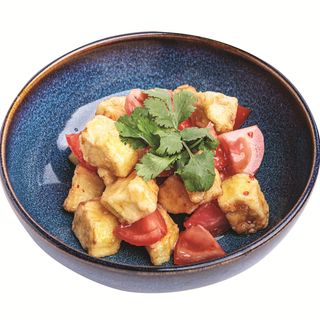 Салат с хрустящими баклажанами (250гр)