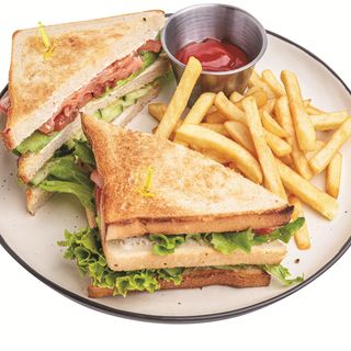 Комбо клаб-сэндвич с лососем (350гр)