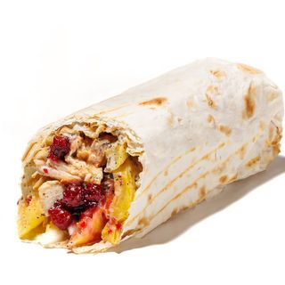 Цыпленок с клюквенным конфи