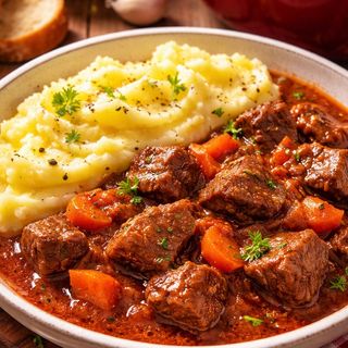 Гуляш из говядины с пюре (430 г)