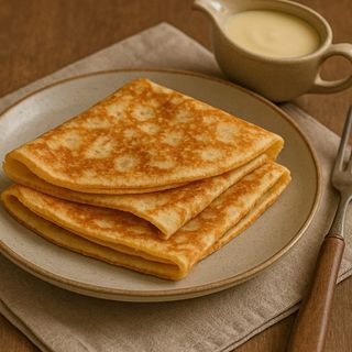 Блины со сгущенкой