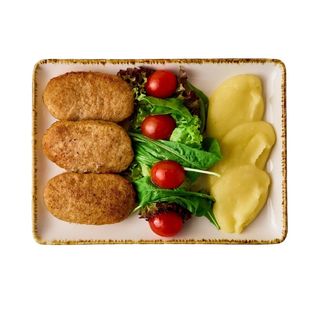 Котлетки куриные с пюре (300г)