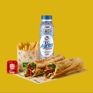 ДУРУМ КУРИНЫЙ КОМБО С АЙРАНОМ (800 г)