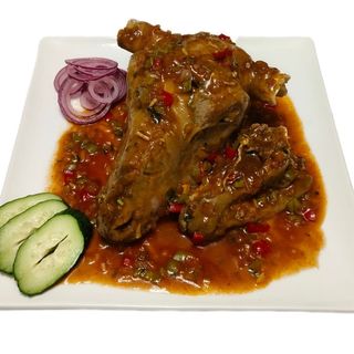 Голова барана в кисло-сладком соусе 700г