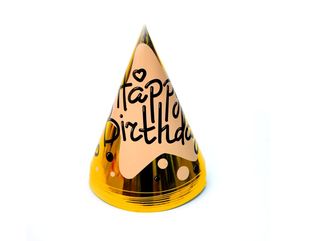 Колпаки  " Happy Birthday" 10 шт