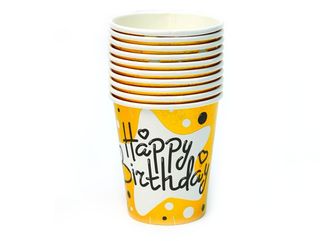 Стаканы "Happy Birthday" 10 шт