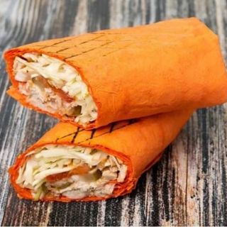 Донер с говядиной в томатном лаваше