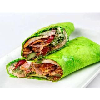 Донер ассорти в шпинатном лаваше