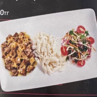 Мясо в грибном соусе