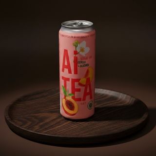 БЕЛЫЙ ЧАЙ AI TEA СО ВКУСОМ ПЕРСИК-ЖАСМИН 0,45Л 