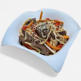 Удон с телятиной