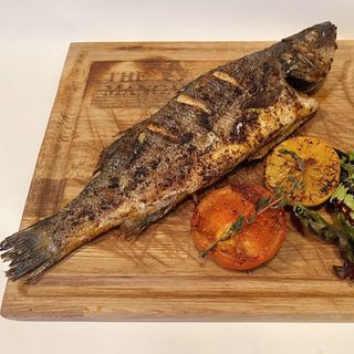 Форель на Мангале