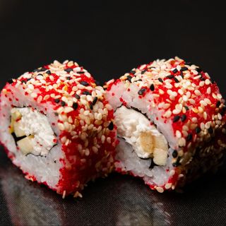 Краб с зеленым яблоком