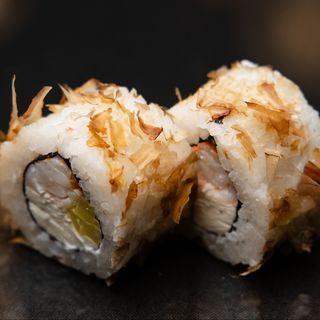 Креветка с ананасом