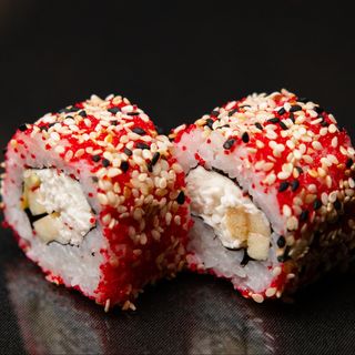 Краб с зеленым яблоком