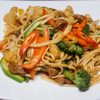 Удон с говядиной