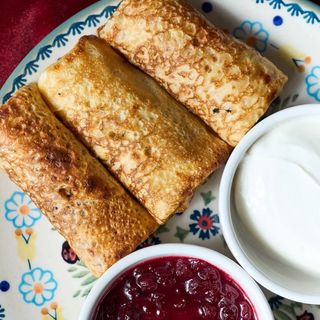 Блины с мясом