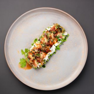 Креветки и авакадо на гриле(230гр)