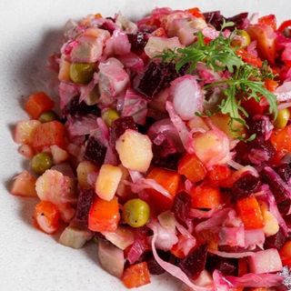 Винегрет с белыми грибами(275гр)