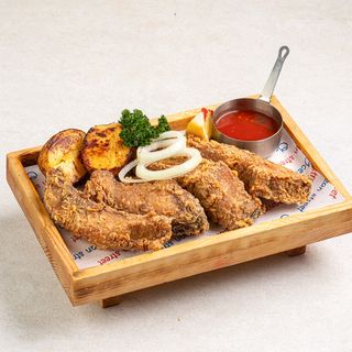 Сазан с картофелем по-деревенски