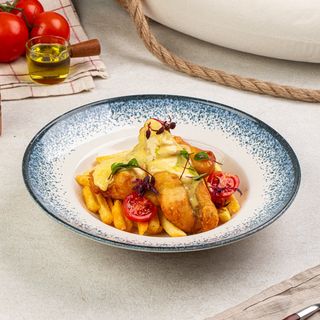 Фиш Энд Чипс с авторским соусом