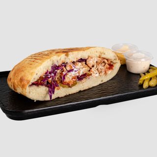 Шаурма в лепешке куриный