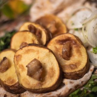 Картофель с курдюком