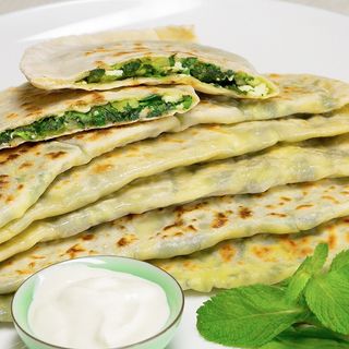 Кутаб с зеленью