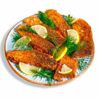 Судак жареный