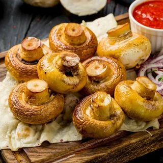 Шашлык из шампиньонов