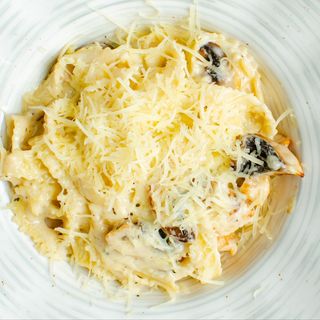 Феттучини с индейкой