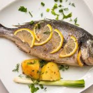 Дорада на гриле 