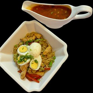 Рамен с сыром