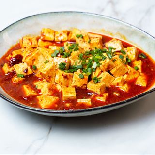 Жареный острый тофу