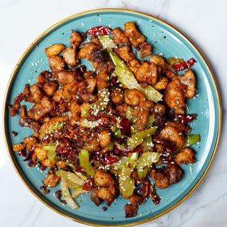 Жареная острая курица