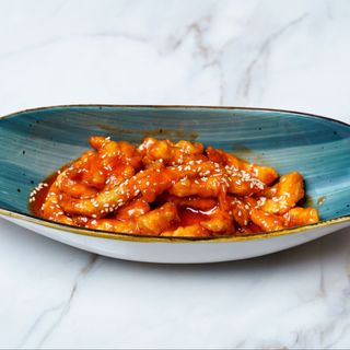 Филе в кисло сладком соусе 