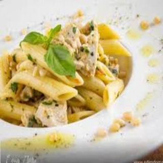 Папарделле с курицей с соусом песто