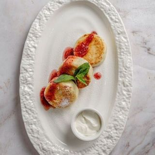 Сырники с кремом брюле