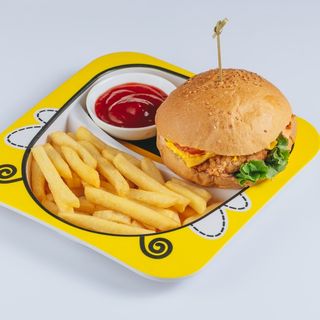 Бургер с курицей