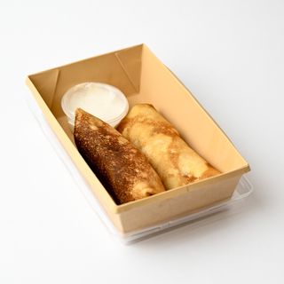 Блины с творогом 